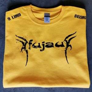 Youth Yellow Fujau 9 Limb Boxing T-Shirt